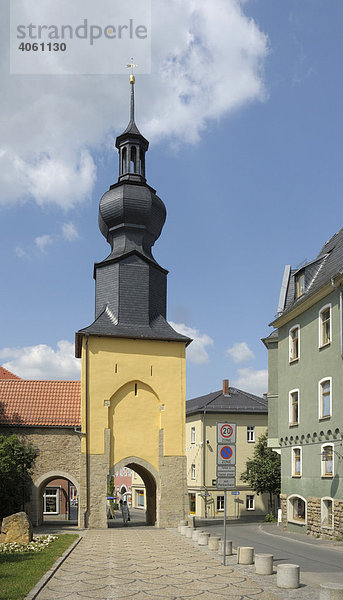 Oberes Tor  Saalfeld  Thüringen  Deutschland  Europa