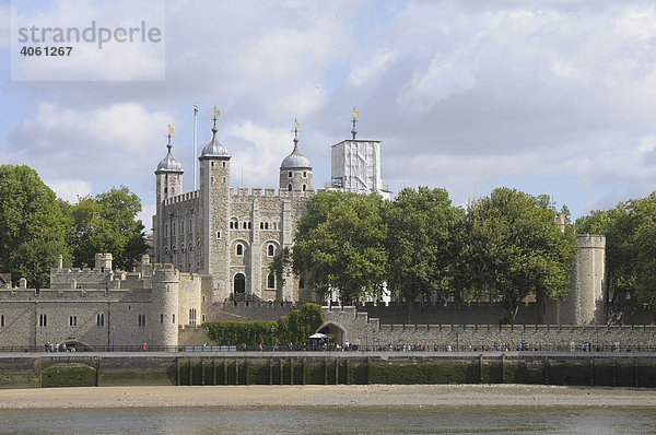 White Tower  London  Großbritannien  Europa