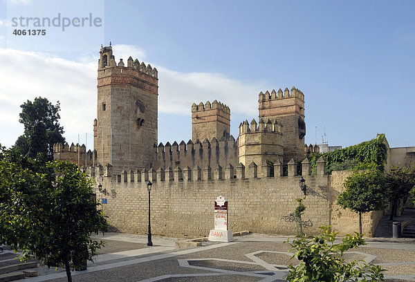 Castillo de San Marcos  Burg  Puerto de Santa Maria  Andalusien  Spanien  Europa