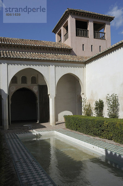 Alcazaba  Festung  Malaga  Andalusien  Spanien  Europa