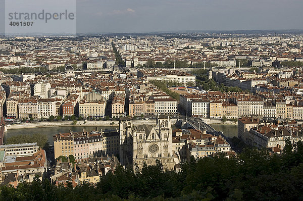 Altstadt von Lyon  Frankreich  Europa