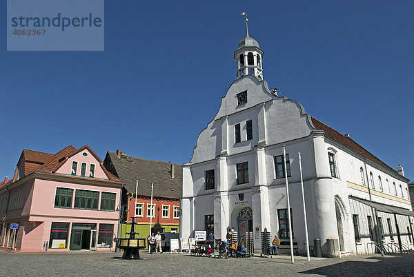 Rathaus von Wolgast  Mecklenburg-Vorpommern  Deutschland  Europa