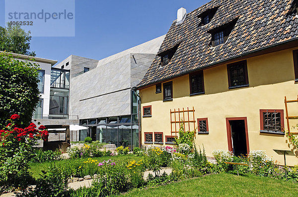 Historisches Haus und Museum Johann Sebastian Bach  moderner Anbau  Eisenach  Thüringen  Deutschland  Europa