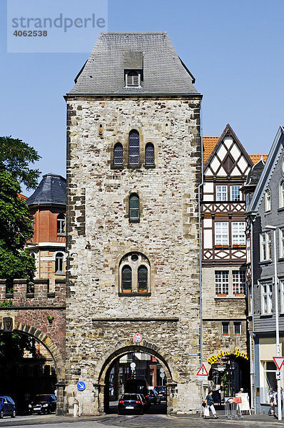 Nikolaitor am Karlsplatz  Eisenach  Thüringen  Deutschland  Europa