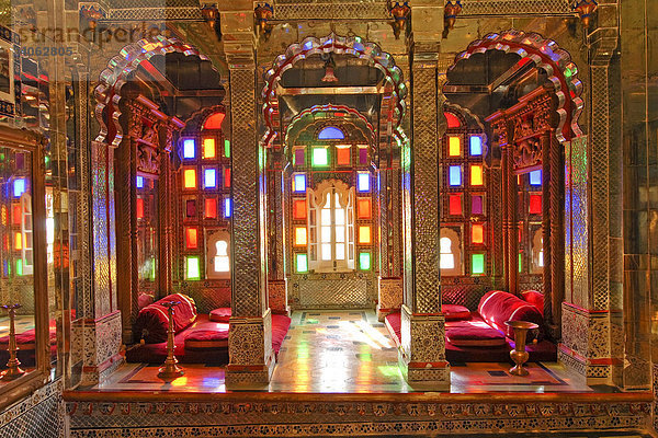 Deogarh Mahal  Palast von Deogarh  Deogarh  Rajasthan  Nordindien  Indien  Asien