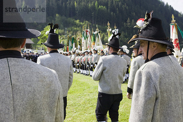 Feldmesse beim Gauderfest 2008  Zell am Ziller  Zillertal  Nordtirol  Österreich  Europa