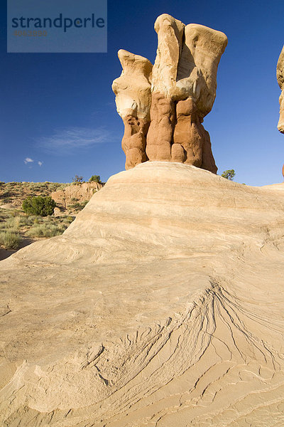 Sandsteinformationen im Devils Garden  Grand Staircase Escalante National Monument  Utah  USA  Nordamerika