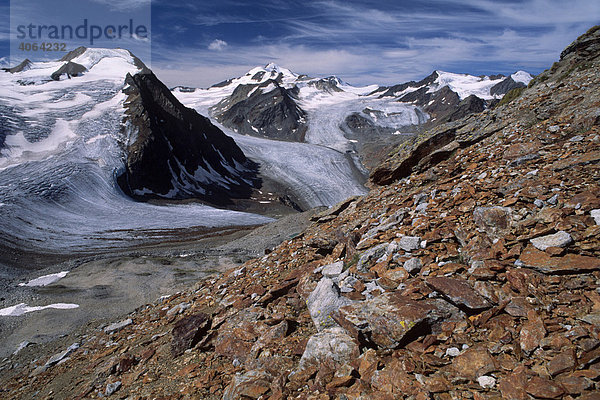 Wildspitze  Ötztaler Alpen  Nordtirol  Österreich  Europa