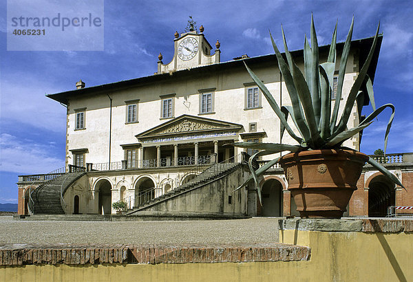 Villa Medici  Poggio a Caiano  Provinz Prato  Toskana  Italien  Europa