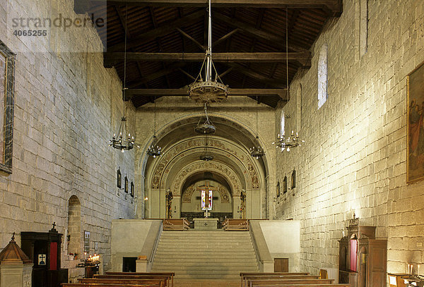 Abteikirche  Kloster Abbazia di San Salvatore  Abbadia San Salvatore  Provinz Siena  Toskana  Italien  Europa