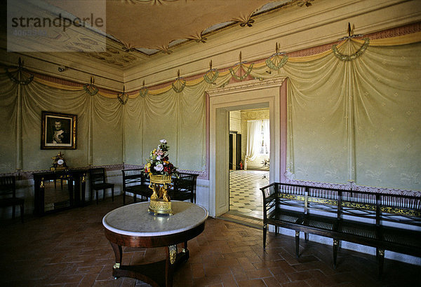 Sala Nodo d' Amore  Villa Napoleone  San Martino bei Portoferraio  Insel Elba  Provinz Livorno  Toskana  Italien  Europa