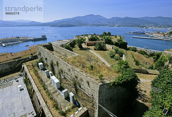 Bastione Veneziano  Forte Falcone  Fortezze Medicee  Portoferraio  Insel Elba  Provinz Livorno  Toskana  Italien  Europa