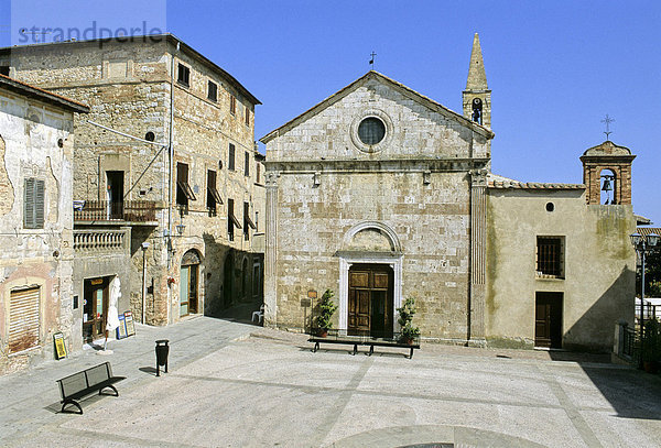 Chiesa San Giovanni Battista  Magliano in Toscana  Provinz Grosseto  Toskana  Italien  Europa