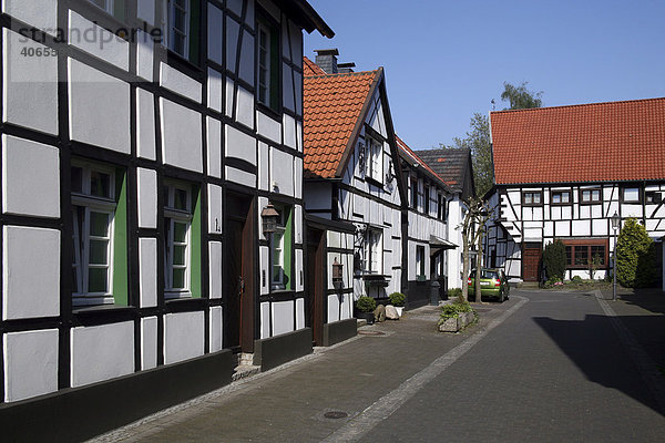 Altes Dorf Westerholt  Herten  Nordrhein-Westfalen  Deutschland  Europa