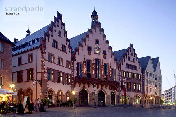 Römer  historisches Rathaus  Frankfurt am Main  Hessen  Deutschland  Europa