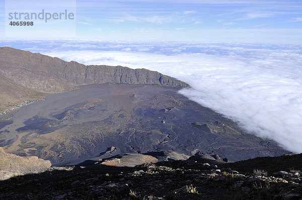 Nördliches Caldera Ende  Cha das Caldeiras  Pico de Fogo  Insel Fogo  Kapverdische Inseln  Kap Verde  Afrika