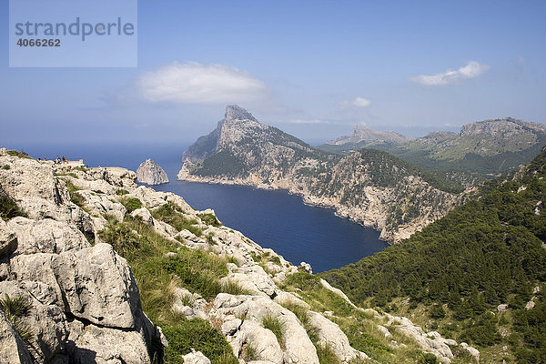 Aussichtspunkt Mirador des Colomer am Cap Formentor  Mallorca  Balearen  Spanien  Europa