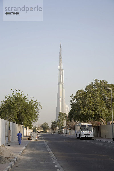Wolkenkratzer Burj Dubai  Dubai  Vereinigte Arabische Emirate  Naher Osten