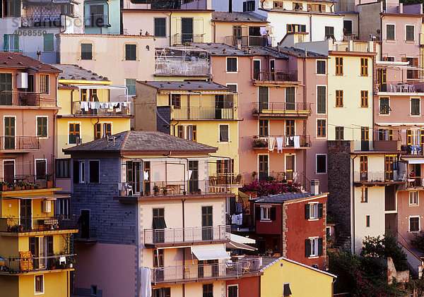 Häuser in Maranola  Cinque Terre  Italien  Europa