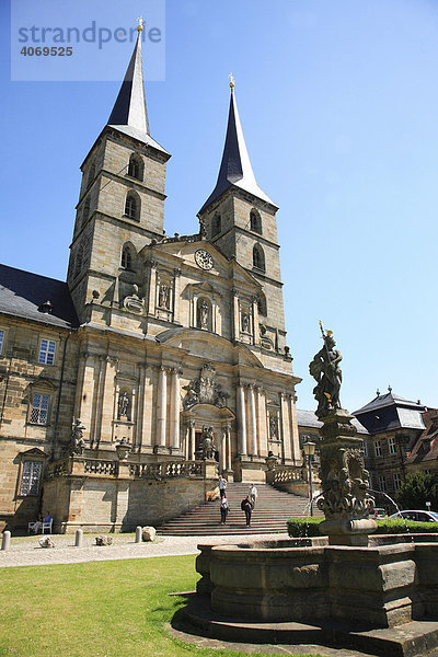 Kloster St. Michael auf dem Michelsberg  Bamberg  Oberfranken  Bayern  Deutschland  Europa