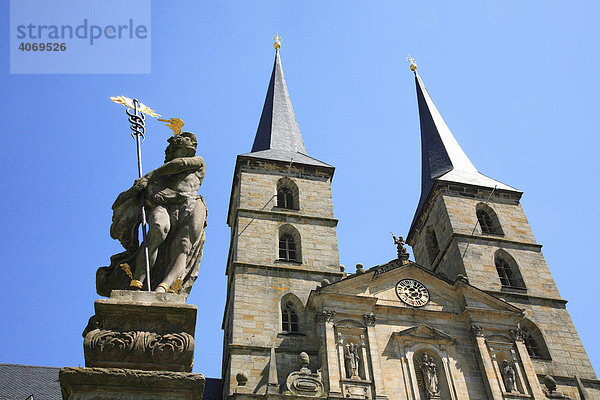 Kloster St. Michael auf dem Michelsberg  Bamberg  Oberfranken  Bayern  Deutschland  Europa