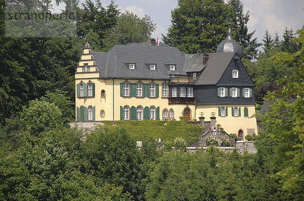 Schloss Enchenreuth im Frankenwald  Oberfranken  Franken  Bayern  Deutschland  Europa