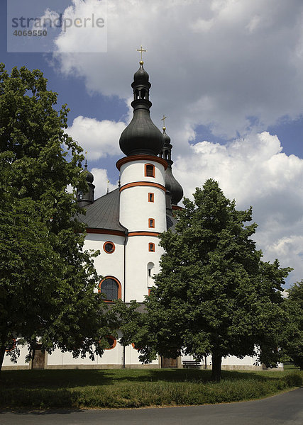 Die Dreifaltigkeitskirche Kappl  Pilgerkirche bei Waldsassen  Oberpfalz  Bayern  Deutschland  Europa