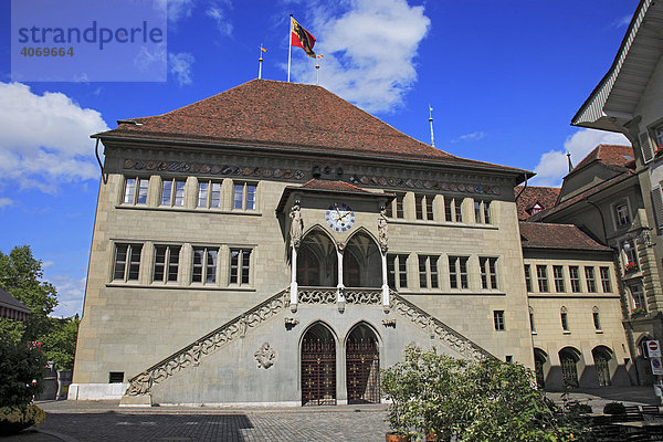 Rathaus von Bern  Schweiz  Europa