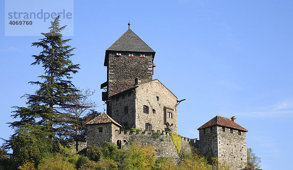 Burg Branzoll in Klausen  Südtirol  Italien  Europa