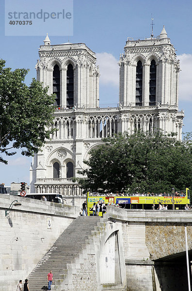 Kathedrale Notre-Dame  Paris  Frankreich  Europa