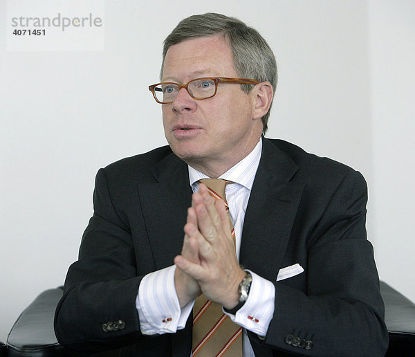 Wolfgang F. Driese  Vorstandsvorsitzender der DVB Bank AG  in Frankfurt am Main  Hessen  Deutschland  Europa