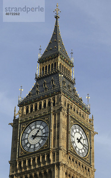 Der Big Ben in London  England  Großbritannien  Europa