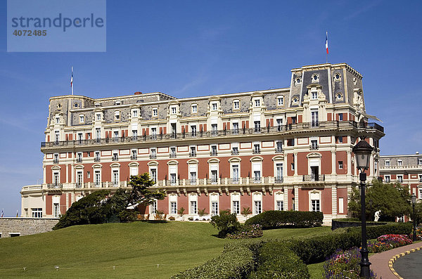 Nobelhotel Hotel du Palais in Biarritz  Departement Pyrenees-Atlantiques  Frankreich  Europa