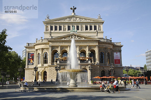 Alte Oper Frankfurt  Frankfurt am Main  Hessen  Deutschland  Europa