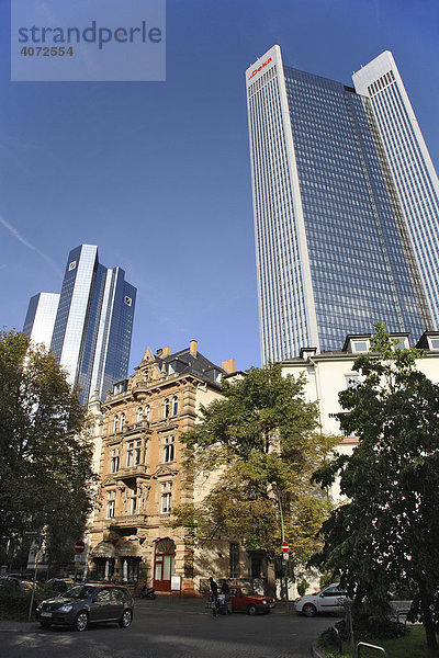 Deutsche Bank  DEKA Investmentgesellschaft  Bürotürme  Frankfurt am Main  Hessen  Deutschland  Europa