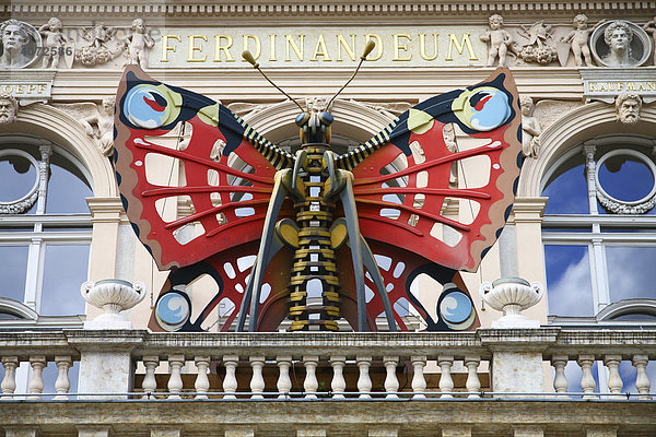 Schmetterlingsfigur  Ferdinandeum  Innsbruck  Tirol  Österreich  Europa