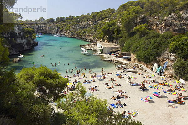 Die Bucht Cala Pi  nahe Llucmajor  Mallorca  Balearen  Spanien  Europa