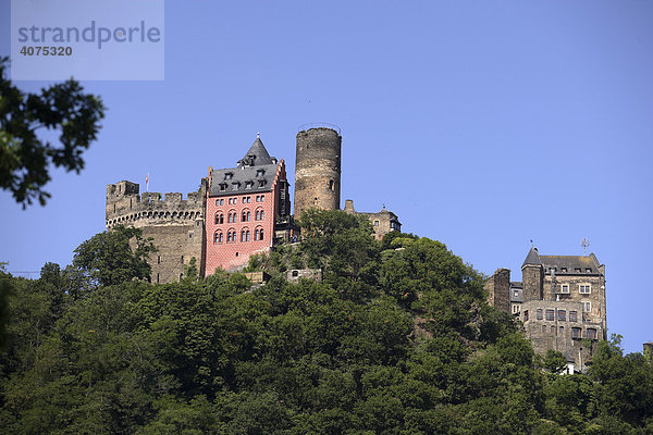 Burg Schönburg  Oberwesel  Rheinland-Pfalz  Deutschland
