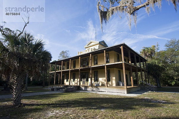 Planetary Court in der historischen Anlage im Koreshan Historic Site State Park  Estero  Florida  USA