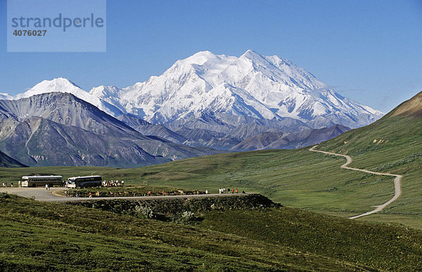 Mt.McKinley  der höchste Berg Nordamerikas  Alaska  USA