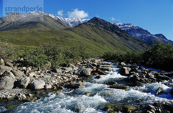 Brooks Range  die nördlichsten Ausläufer der Rocky Mountains  Alaska  USA