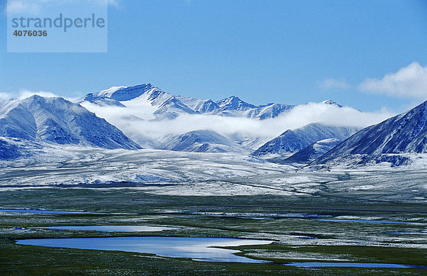 Brooks Range  die nördlichsten Ausläufer der Rocky Mountains  Alaska  USA