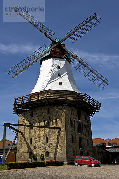 Alte Windmühle  Historische Holländermühle Amanda  Kappeln an der Schlei  Schleswig-Holstein  Deutschland  Europa