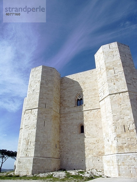 Castel del Monte  UNESCO Welterbestätte  Andria  Bari  Apulien  Süd-Italien  Europa