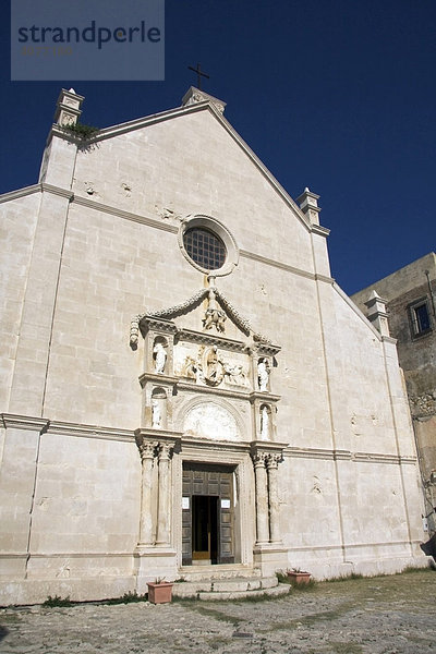 Abtei Marienkirche  Santa Maria a Mare  Insel San Nicola  Tremiti-Inseln  Gragano  Apulien  Italien  Europa