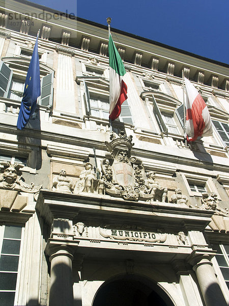 Rathaus von Genua  Provinz Genua  Italien  Europa