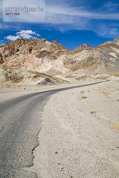 Artists Drive  Straße im Death-Valley-Nationalpark  Death Valley  Kalifornien  USA