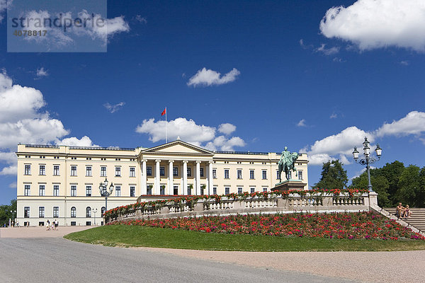 Schloss Oslo  Norwegen  Skandinavien  Europa