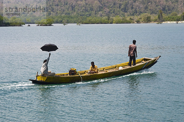 Fischerboot  Andamanen  Indien  Südasien
