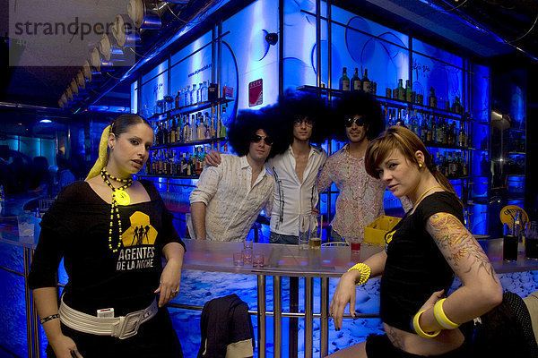 Deja Vu Club  Diskothek  Expo Stadt 2008  Zaragoza  Saragossa  Aragon  Spanien  Europa